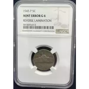 1945 P sc Mint Error