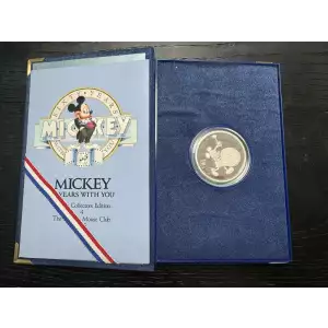 1955 1 oz Silver Proof Mickey Mouse 60 Years with you - Marching Drum (2)