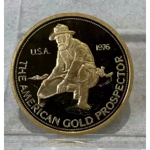 1976 1oz Engelhard Gold Prospector