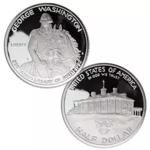 1982-S George Washington Commemorative Silver Half Dollar