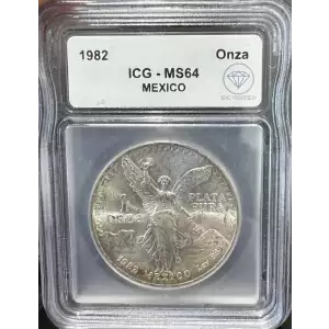 1982 Silver Libertad ICG MS-64 IDC Verified (2)