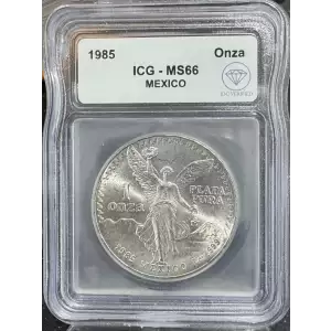 1985 Mexican 1 onza Silver Libertad ICG MS66 - IDC Verified (2)