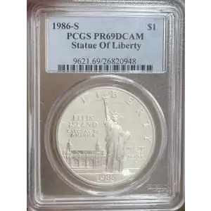 1986-S $1 Statue Of Liberty, DCAM (2)