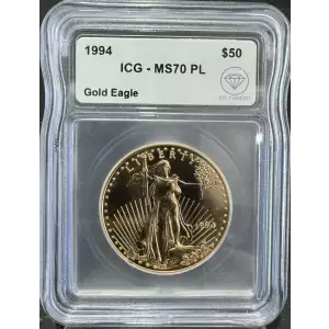 1994 American Gold Eagle ICG MS70-PL - IDC Verified