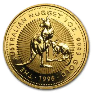 1996 Australia 1 oz Gold Nugget Coin (2)