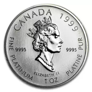 1999 1.5oz Canadian Platinum Polar Bear Coin