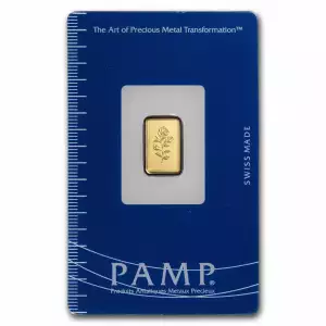 1g PAMP Gold Bar - Rose (2)