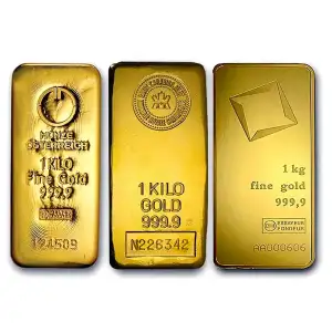 1kg Gold Bar Various Mints