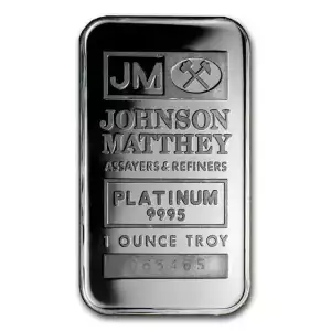 1oz JM Johnson Matthey Platinum Bars