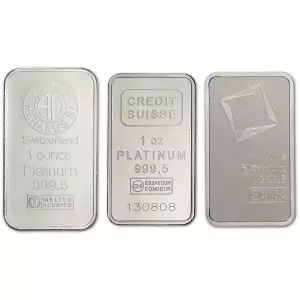 1oz Uncarded Various Mint Platinum Bar