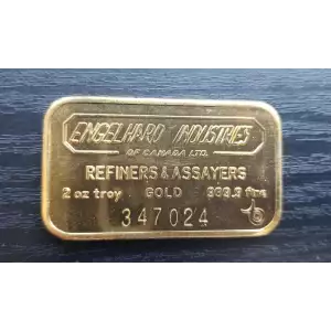 2 oz Engelhard Industries Canada Gold Bar (2)