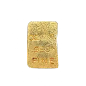 2 oz Hand-Poured Gold Bar (2)