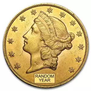 $20 Gold Liberty Double Eagle (AU Details)