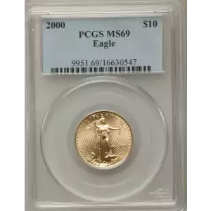 2000 $10 American Gold Eagle PCGS MS69