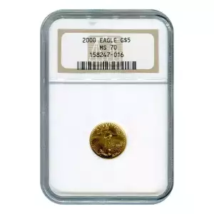 2000 $5 American Gold Eagle NGC MS70