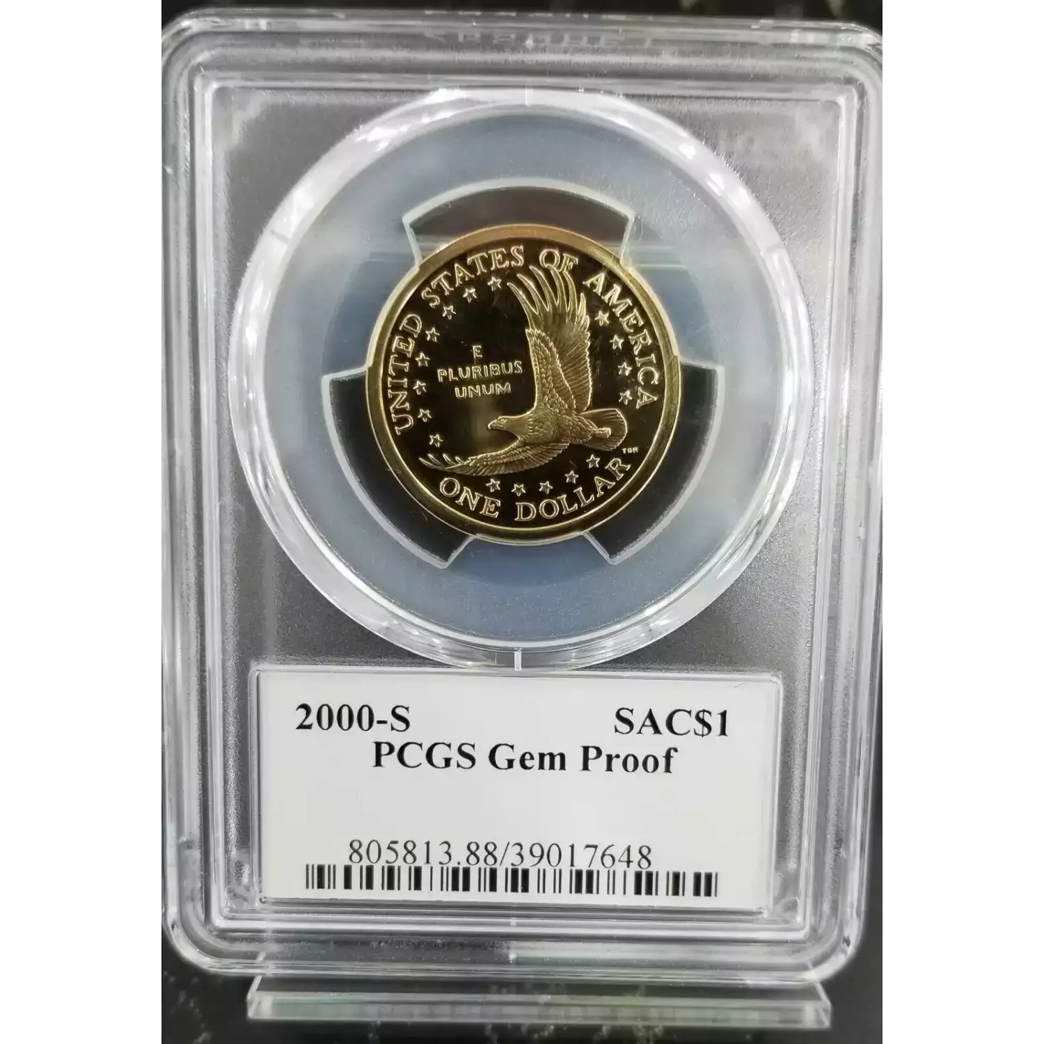 2000-S $1 Sacagawea PCGS Gem Proof *Rogers Signed Engraver Label* - IDC ...