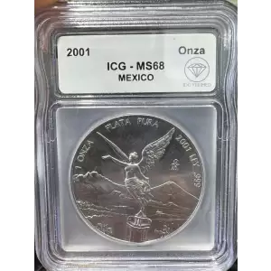 2001 Silver Libertad ICG MS-68 IDC Verified (2)