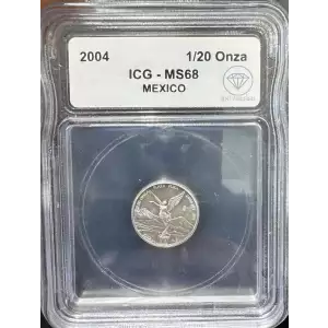 2004 1/20 Onza Silver Libertad ICG MS-68 IDC Verified (2)