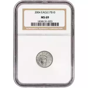 2004 $10 American Platinum Eagle MS69