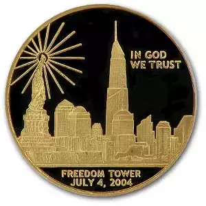 2004 Northern Mariana Islands 1/4 oz Gold $25 WTC Proof