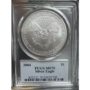 2004 PCGS MS70 Thomas Cleveland Signed