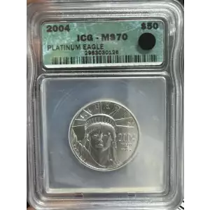 2004 Platinum Eagle $50 ICG MS70 (2)