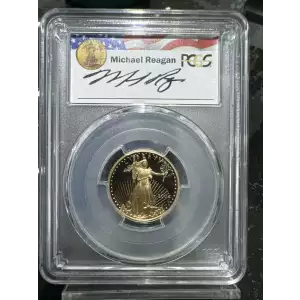 2004-W $10 Gold Eagle Michael Reagan, DCAM (2)