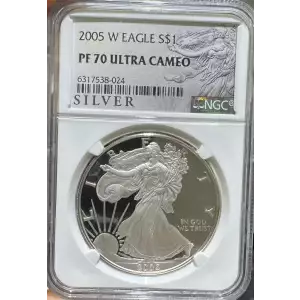 2005 W American Silver Eagle NGC PF70 Ultra Cameo (2)