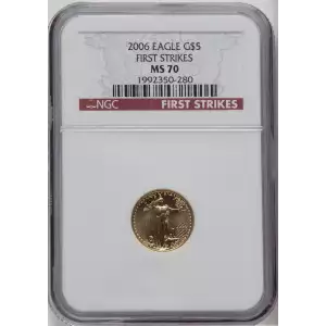 2006 $5 American Gold Eagle First Strike NGC MS70 (2)