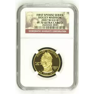 2007 DOLLEY MADISON FIRST SPOUSE SERIES ULTRA CAMEO (2)