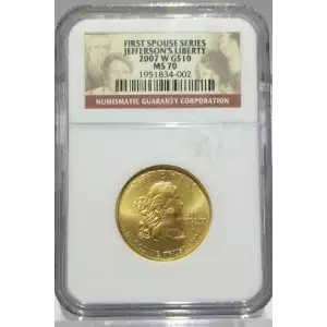 2007 JEFFERSON'S LIBERTY FIRST SPOUSE SERIES 