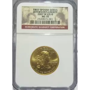 2007 JEFFERSON'S LIBERTY FIRST SPOUSE SERIES 