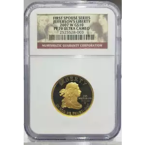 2007 JEFFERSON'S LIBERTY FIRST SPOUSE SERIES ULTRA CAMEO (2)