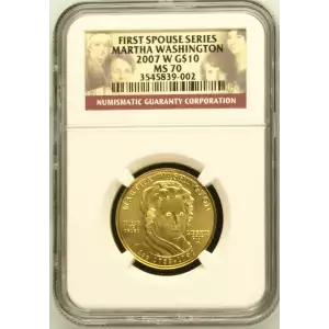 2007 MARTHA WASHINGTON FIRST SPOUSE SERIES  (2)