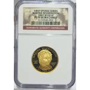 2007 MARTHA WASHINGTON FIRST SPOUSE SERIES ULTRA CAMEO