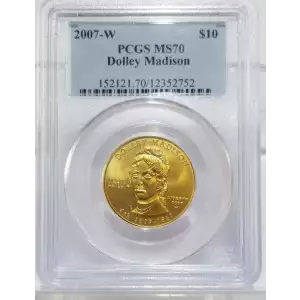 2007-W $10 Dolley Madison