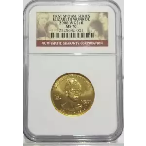 2008 ELIZABETH MONROE FIRST SPOUSE SERIES 