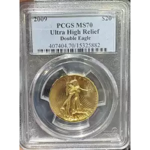 2009 $20 Ultra High Relief