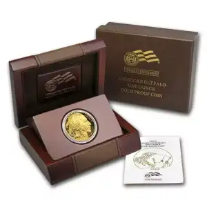 2009-W 1 oz Proof American Gold Buffalo Coin (Box + CoA)