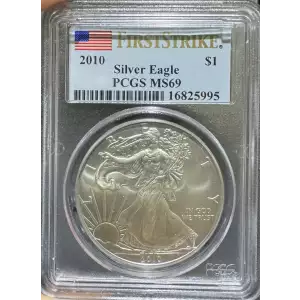 2010 American Silver Eagle PCGS MS69 FS