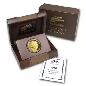 2010-W 1 oz Proof American Gold Buffalo Coin (Box + CoA) 