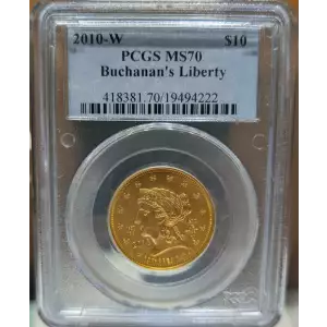 2010-W $10 Buchanan's Liberty