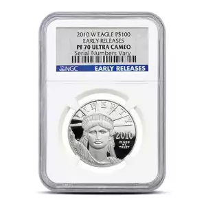 2010 W American Platinum Eagle NGC PF70 Ultra Cameo Early Release (2)