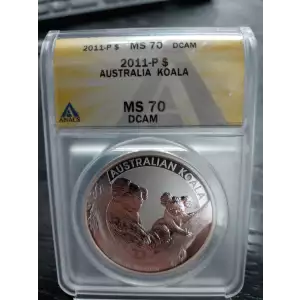 2011-P $ MS70 Australia Koala