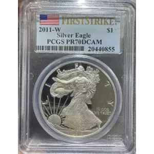 2011-W $1 Silver Eagle First Strike, DCAM