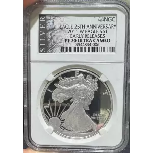 2011 W EARLY RELEASES EAGLE 25TH ANNIVERSARY ULTRA CAMEO