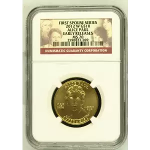 2012 ALICE PAUL EARLY RELEASES FIRST SPOUSE SERIES  (2)