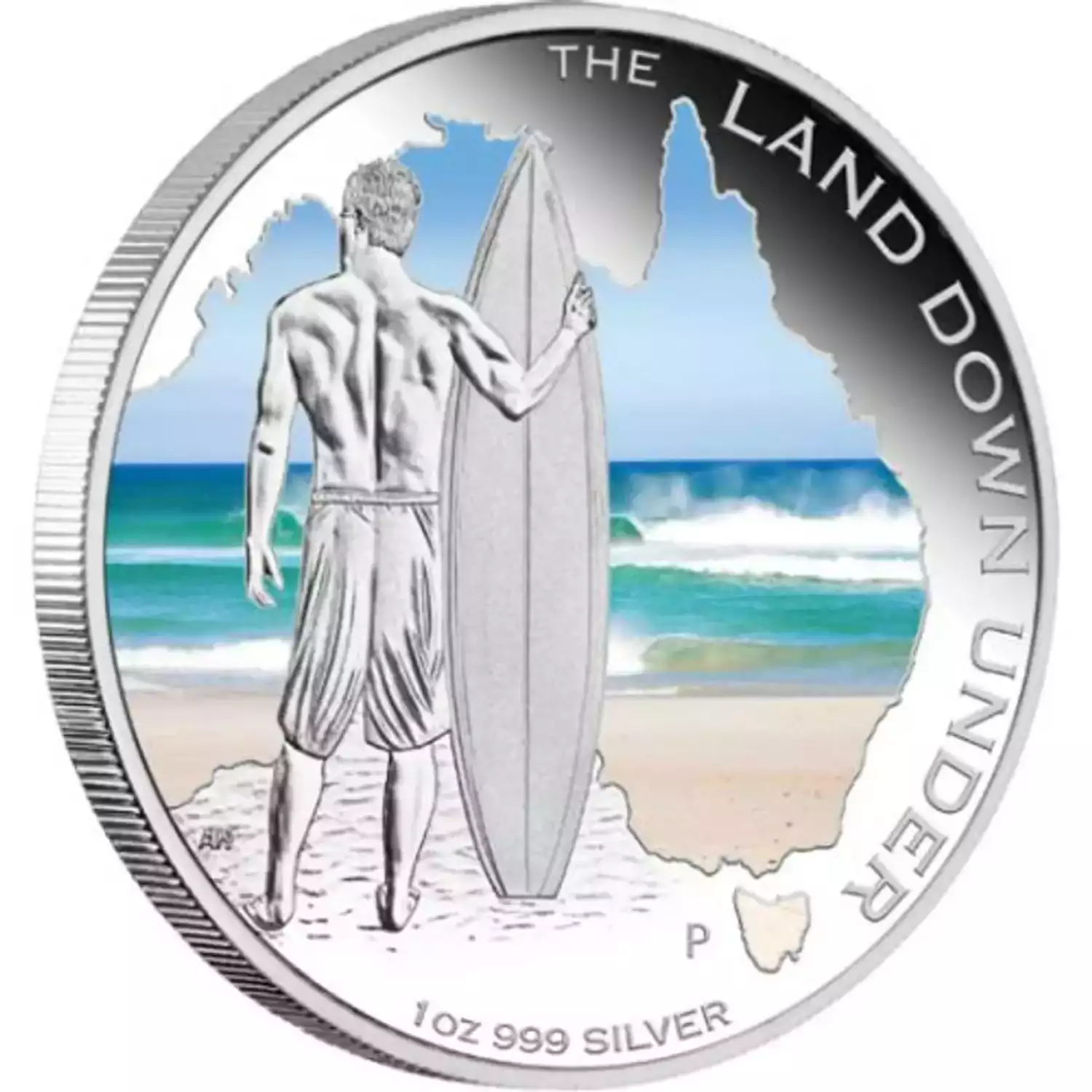 2013 The Land Down Under Ocean and Surf 1oz Silver Proof Coin - IDC ...