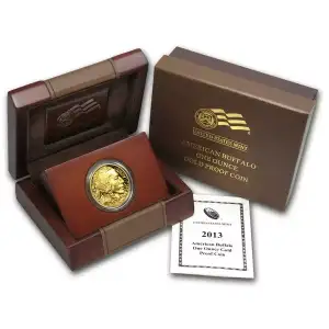 2013-W 1 oz Proof American Gold Buffalo Coin (Box + CoA)