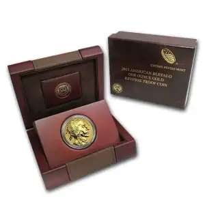 2013-W 1 oz Reverse Proof American Gold Buffalo Coin (Box + CoA)